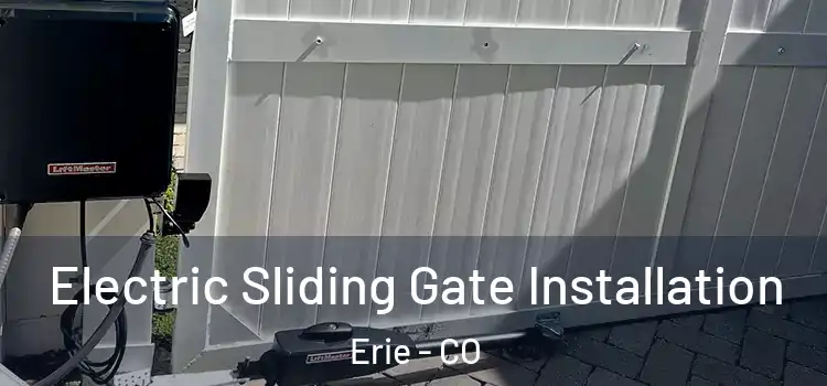 Electric Sliding Gate Installation Erie - CO